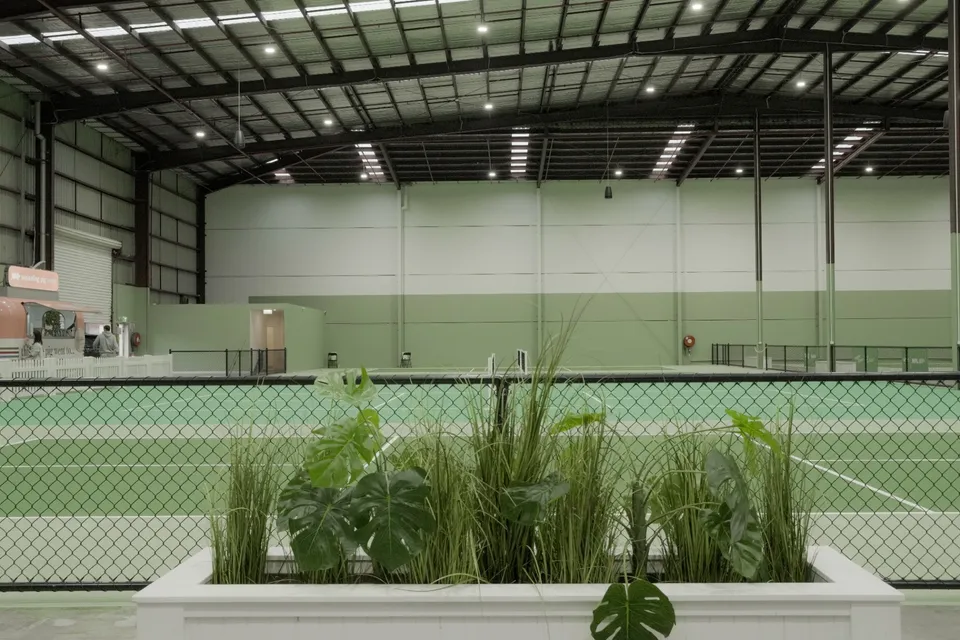 Indoor pickleball courts at The Jar HQ - Maidstone, part of the NPL venue network